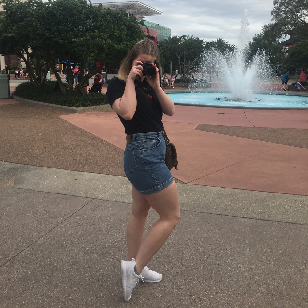 Vintage Calvin Klein mom shorts